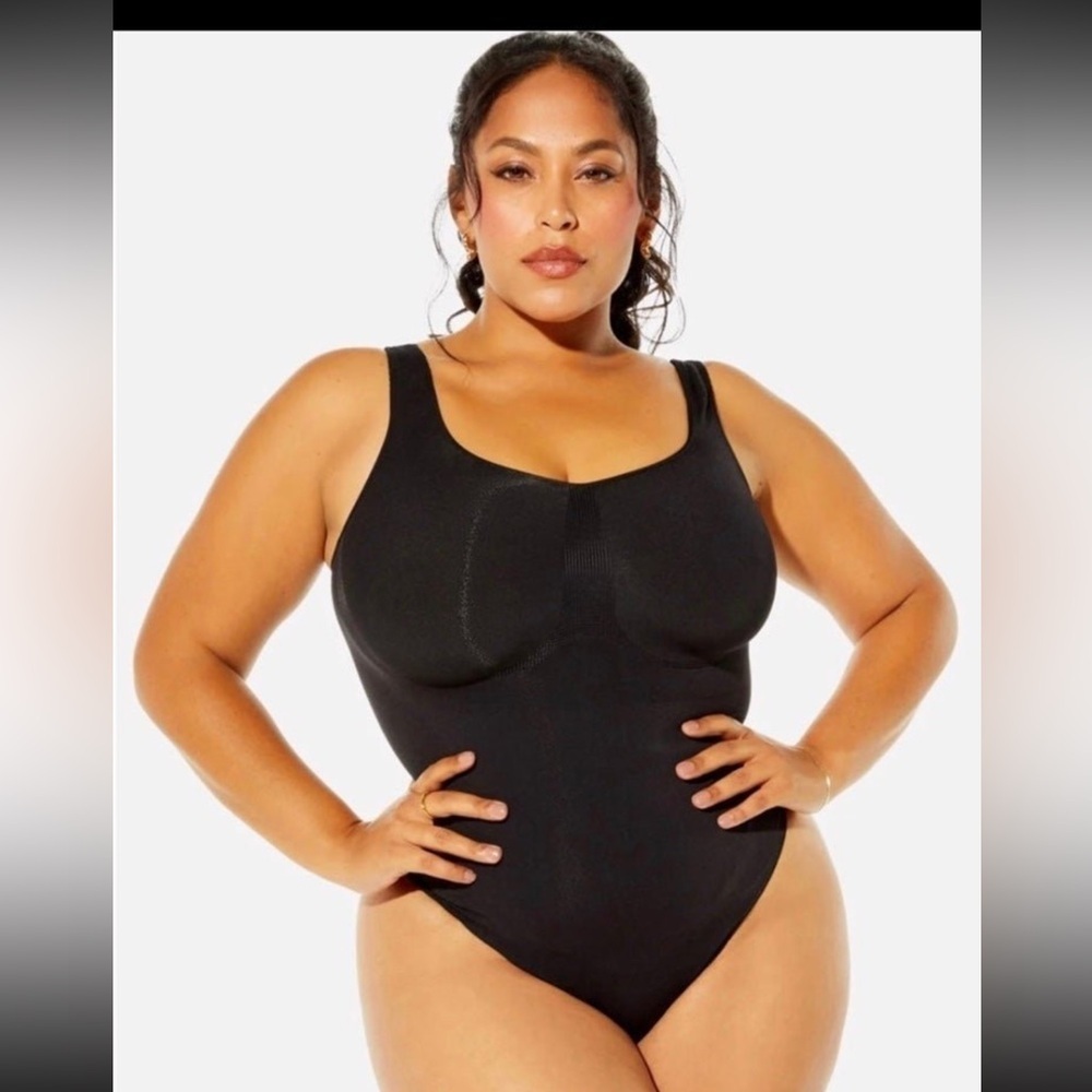 Yitty Nearly Naked Shaping Thong Bodysuit 1x/2x